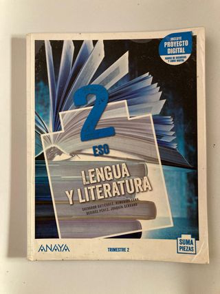 Lengua y Literatura, 2 ESO, Anaya