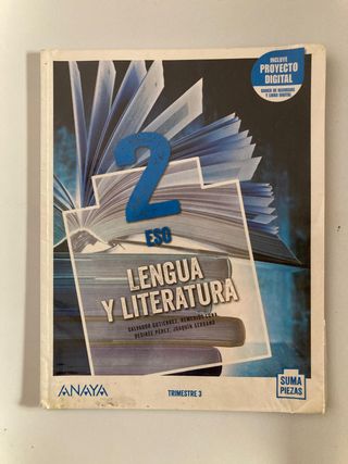Lengua y Literatura, 2 ESO, Anaya