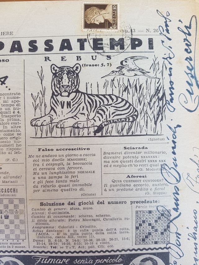 Domenica del Corriere - 29 Giugno 1941 Originale