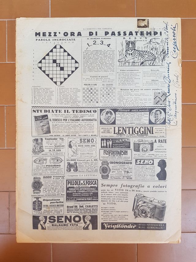 Domenica del Corriere - 29 Giugno 1941 Originale