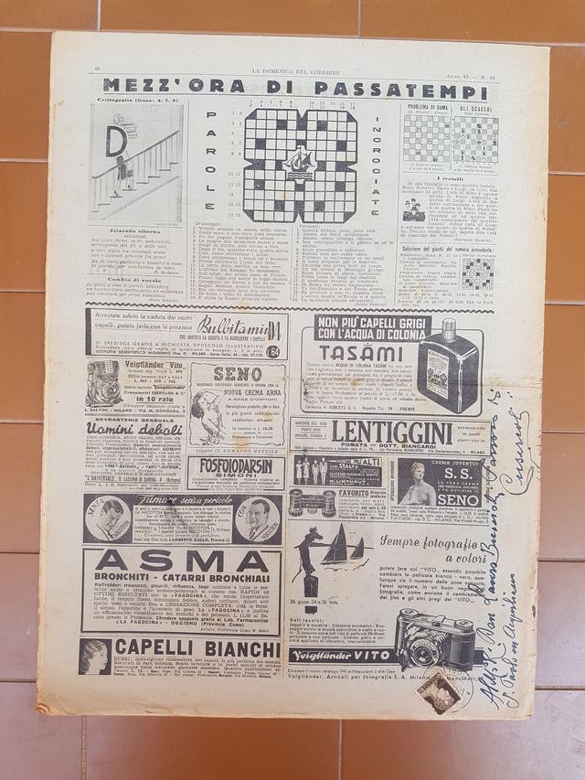 Domenica del Corriere - Luglio 1941 - Originale