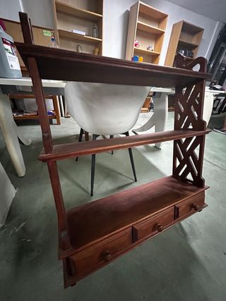 Estantería madera 3 baldas