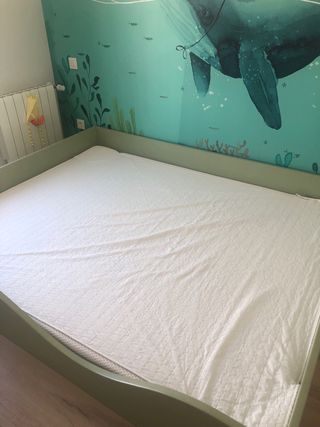 Cama Montessori matrimonio. hecha a mano y a medid