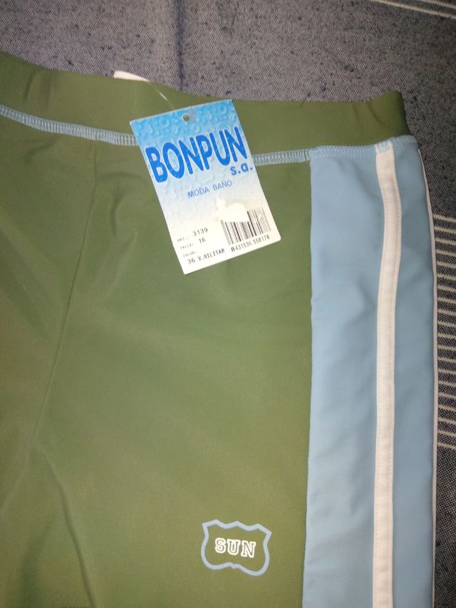 Bañador niño Bonpun - Verde - 14