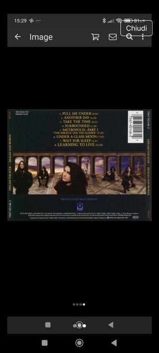 Dream Theater - Images and Words CD