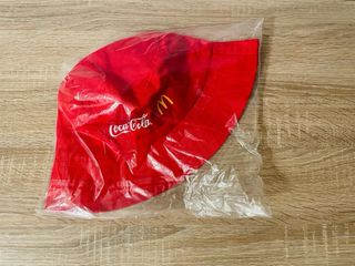 Gorro Rojo Mc Donald's Cocacola Bucket Hat