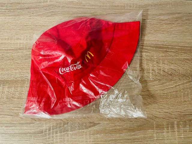 Gorro Rojo Mc Donald's Cocacola Bucket Hat