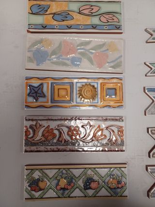 Cenefas cerámicas para azulejo