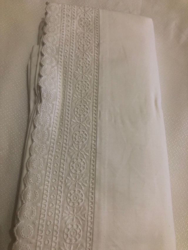 Fundas almohadas Zara Home bordadas (x2)