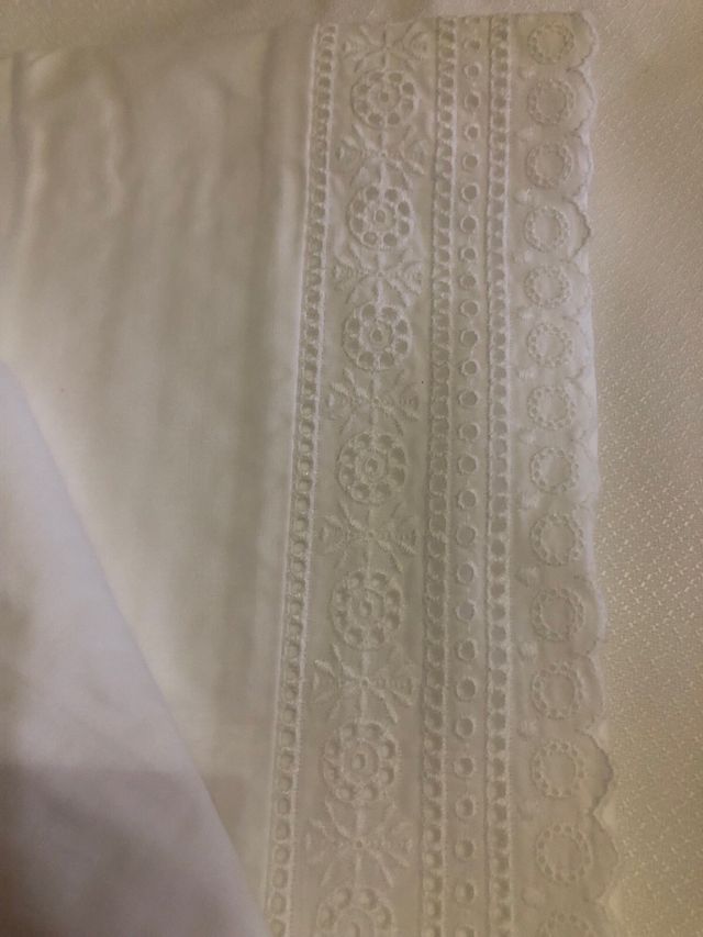 Fundas almohadas Zara Home bordadas (x2)