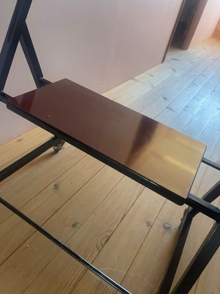 Mesa auxiliar vintage años 70 para TV