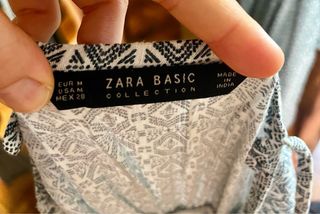 Mono largo zara estampado - étnico
