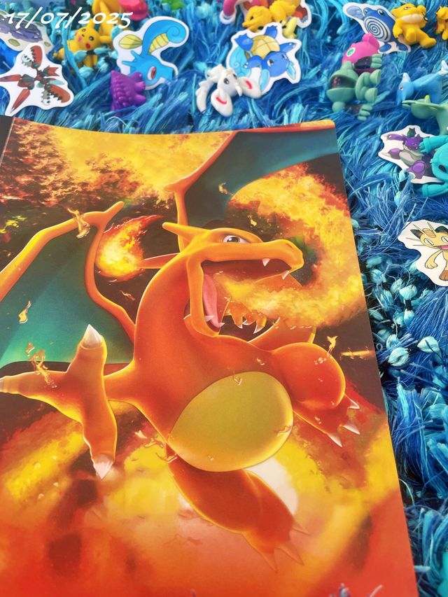 album pokemon charizard reflectante 240 cartas