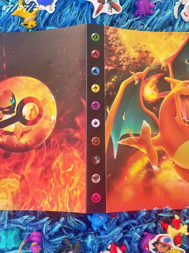 album pokemon charizard reflectante 240 cartas