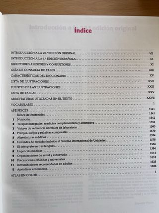 Diccionario Taber ciencias de la salud