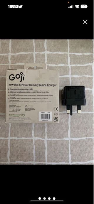 Cargador Goji 20W USB-C UK
