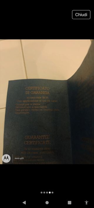 Servizio da portata acciaio inox 18/10
