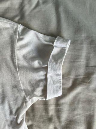 Camiseta Stradivarius blanca XS