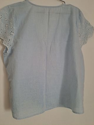 Blusa azul verano - Talla 44