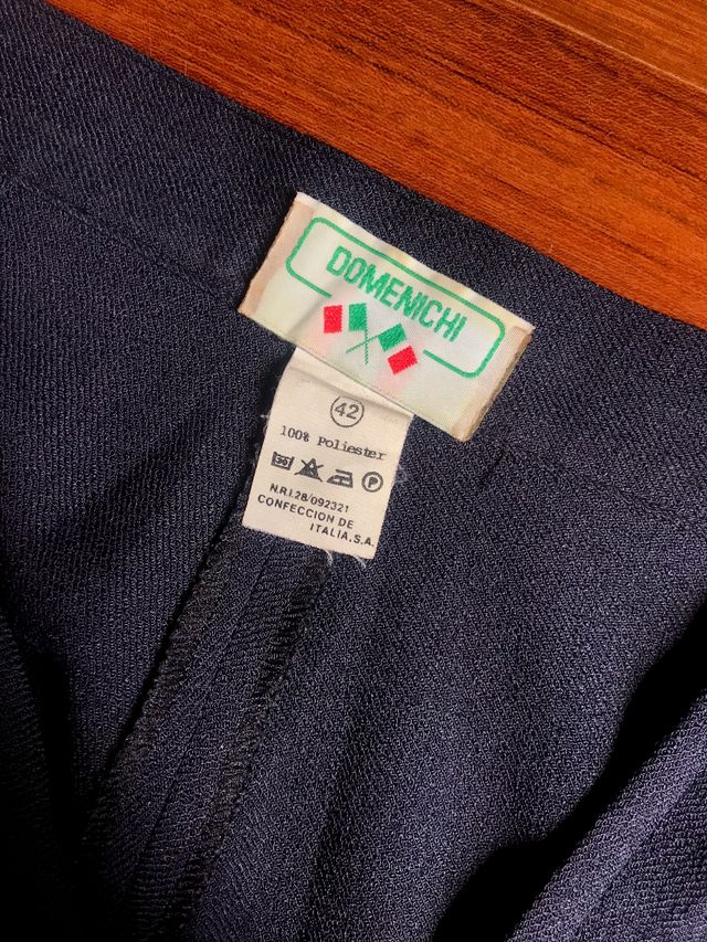 Falda pantalón azul marino