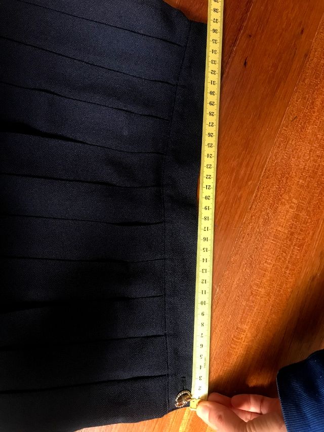 Falda pantalón azul marino