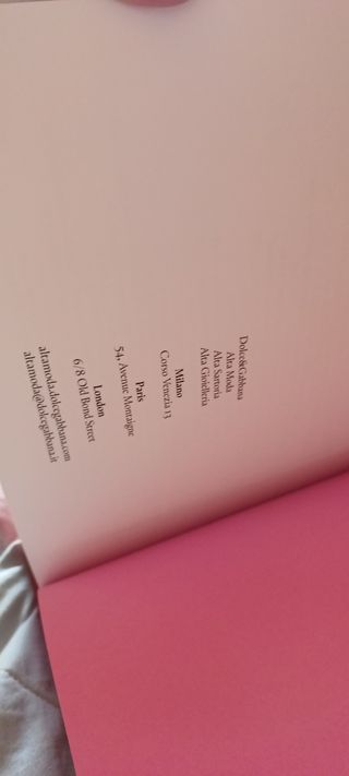 Dolce e gabbana catalogo