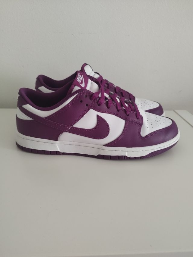 Nike Dunk bajas -moradas y blancas
