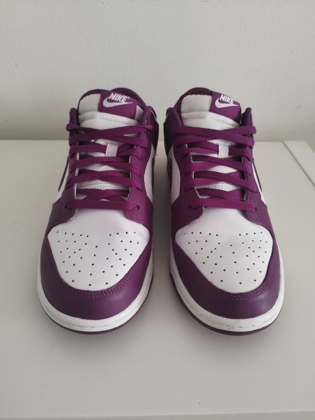 Nike Dunk bajas -moradas y blancas