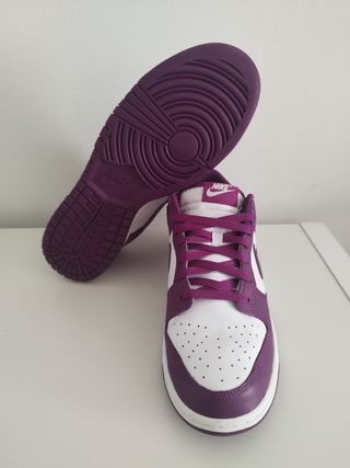 Nike Dunk bajas -moradas y blancas