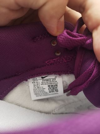 Nike Dunk bajas -moradas y blancas