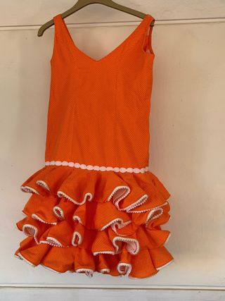 Vestido niña gitana lunares
