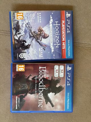 PS4 (PlayStation 4): Bloodborne & Horizon Zero Daw