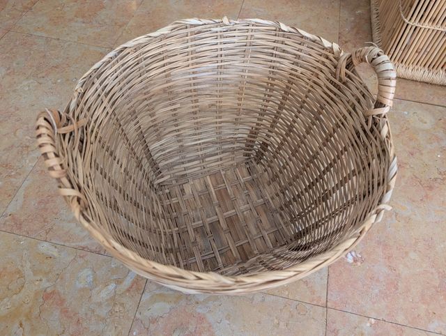 Cesta mimbre Meraki beige
