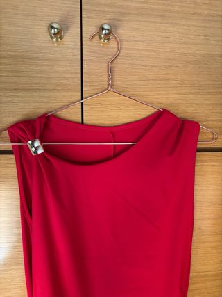 Vestido rojo graduación
