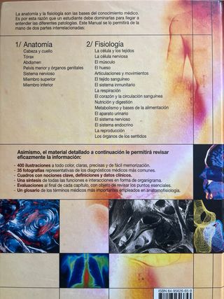 Manual de anatomía y fisiología humana. Enfermería