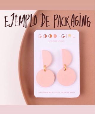 Pendientes rojos coral