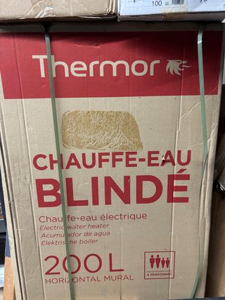 Thermor 200 L - Calentador de Agua Horizontal