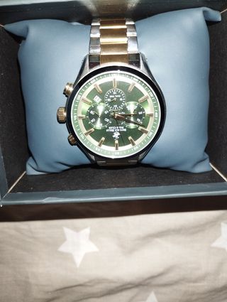 Reloj Beverly Hills Polo Club - Dorado-Verde