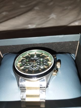 Reloj Beverly Hills Polo Club - Dorado-Verde