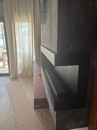 Chimenea bioetanol 1,20m - Negra