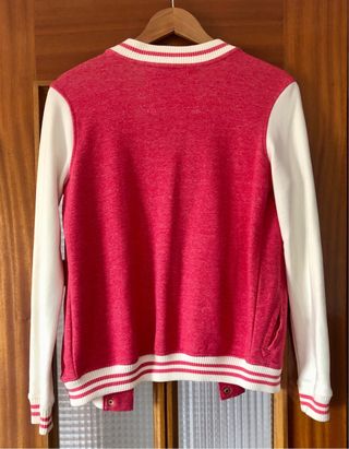 Chaqueta béisbol Bershka rosa M