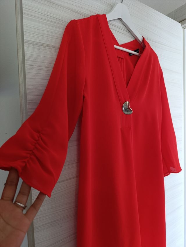 Blusa Zara arancione tg S