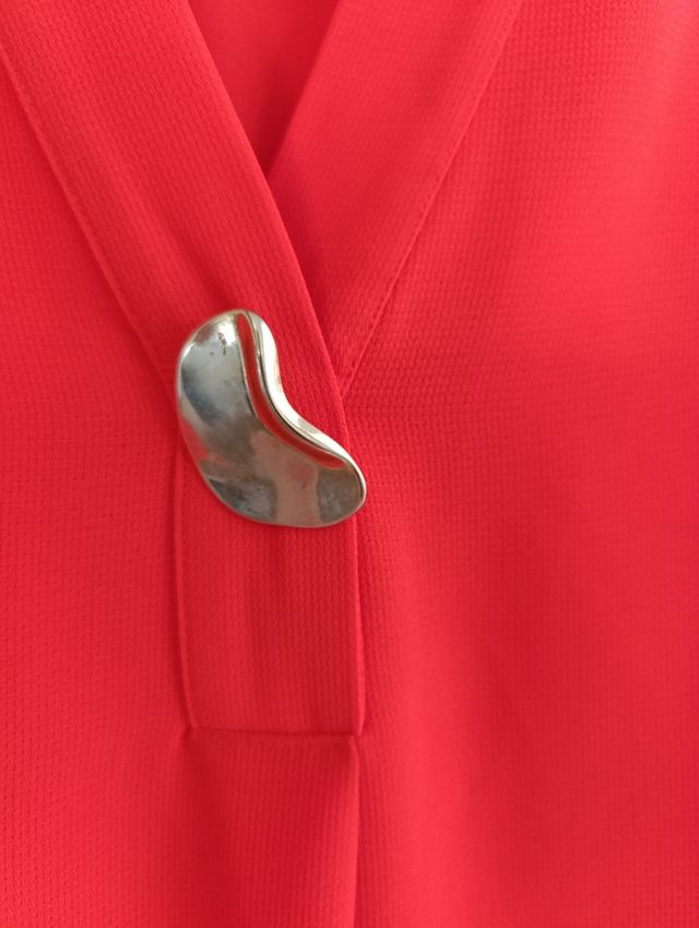 Blusa Zara arancione tg S