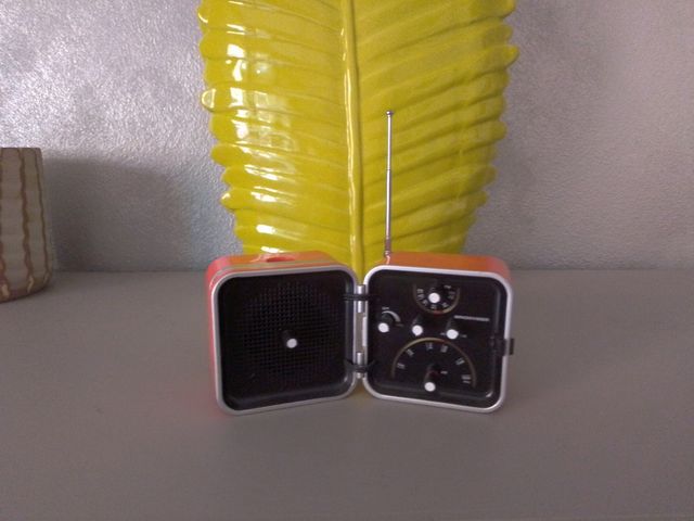 Radio Brionvega Cubo Mini 502 Arancione