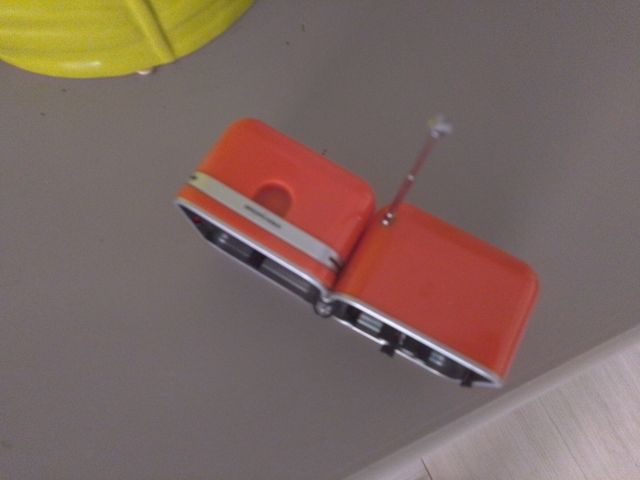 Radio Brionvega Cubo Mini 502 Arancione