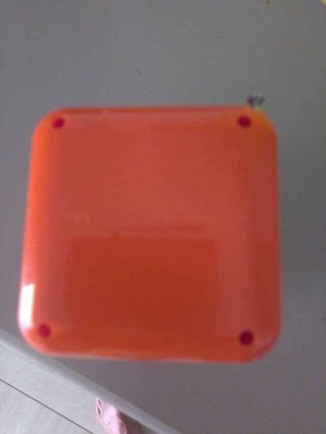 Radio Brionvega Cubo Mini 502 Arancione