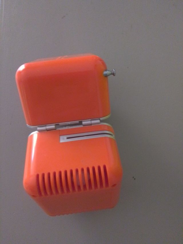 Radio Brionvega Cubo Mini 502 Arancione