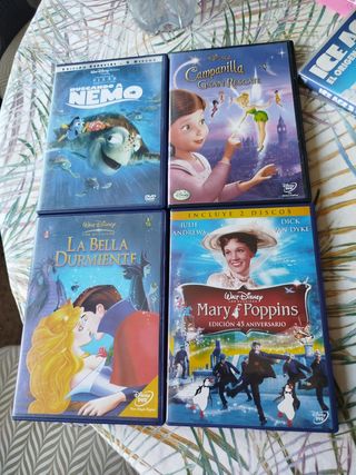 4 Películas Disney DVD