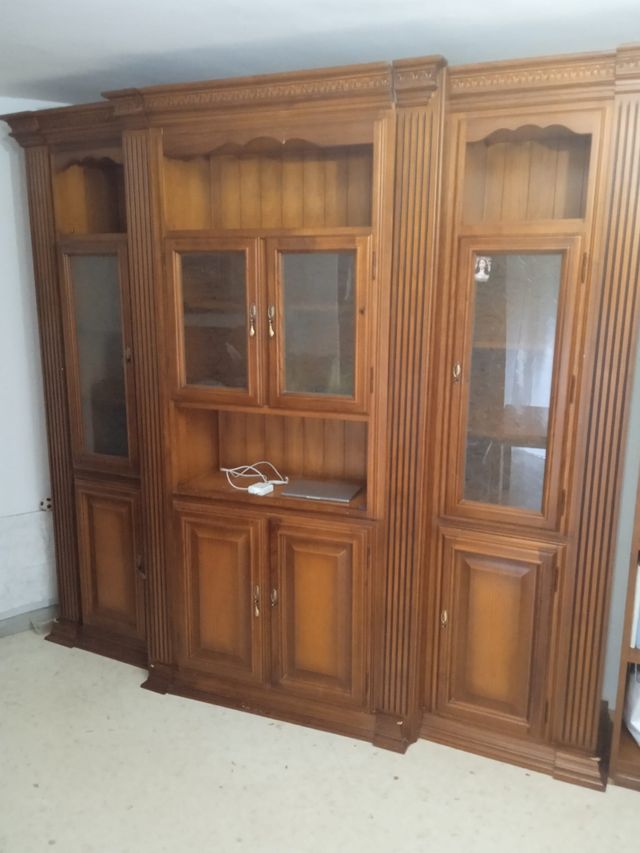 Mueble salón madera maciza