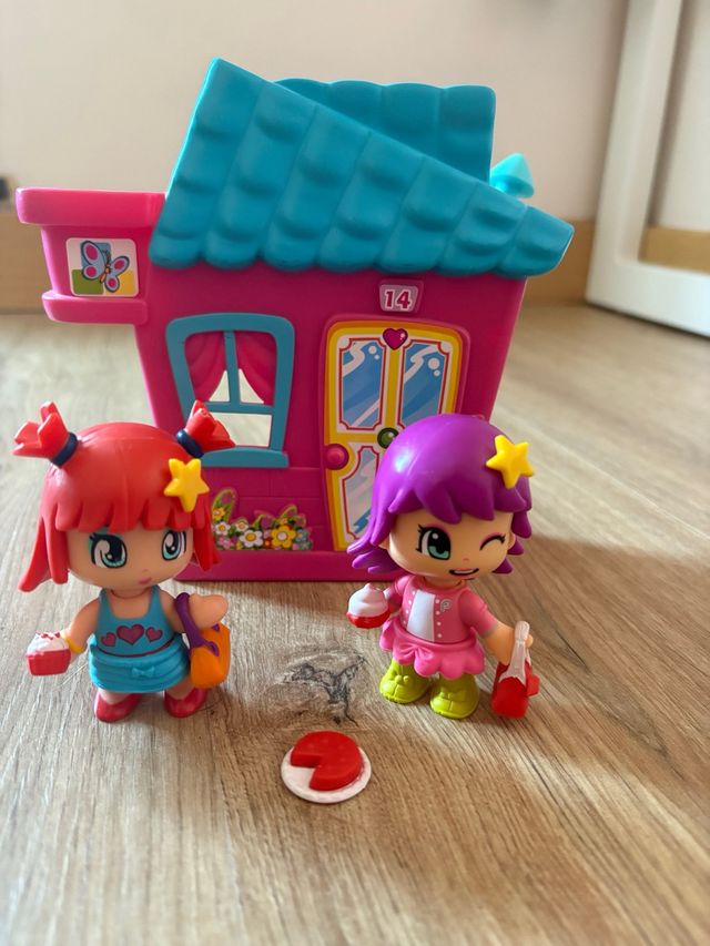 Pinypon: Casa y 2 muñecas